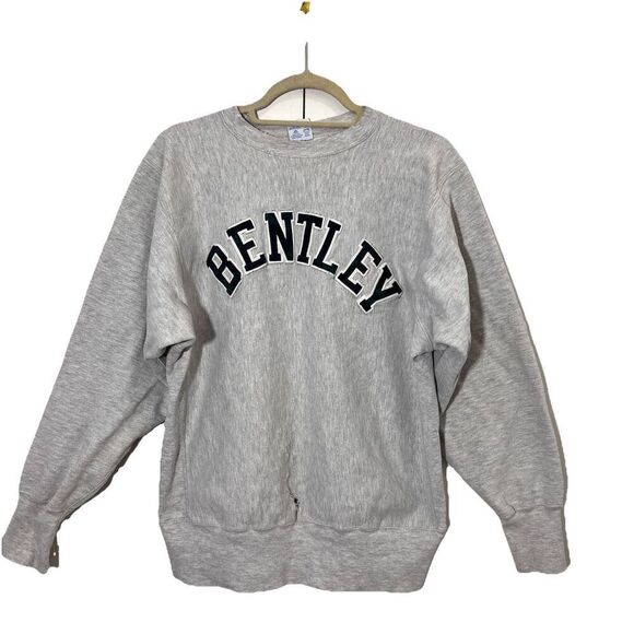Champion Other - Vintage Champion Reverse Weave Sweatshirt Mens L Gray Distressed Plaid Bentley